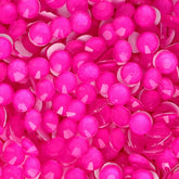 Neon Barbie Pink Glass FlatBack Neon Rhinestones WholesaleRhinestone